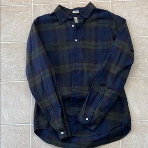 J Crew Plaid Button Down